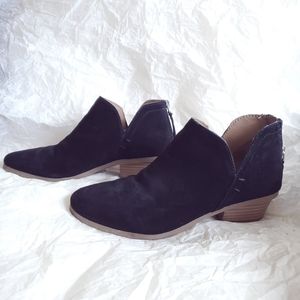 Leather Ankle Boots - Size 4.5